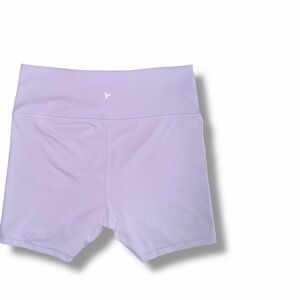 Old Navy PowerSoft High-Rise Go-Dry Bike Shorts Lavender M